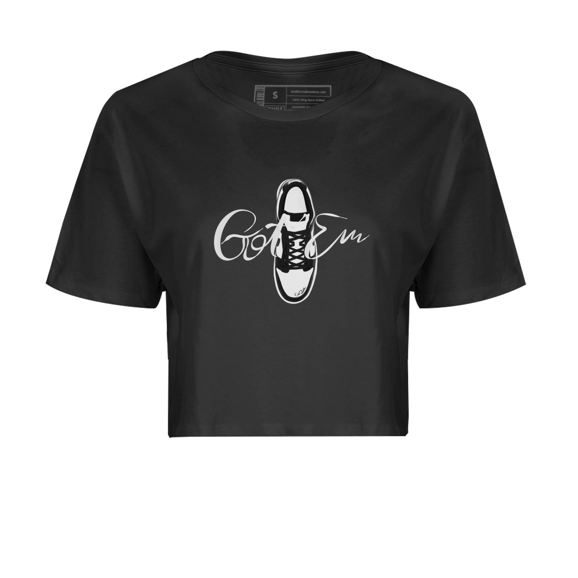 Dunk Panda Sneaker Match Tees Caligraphy Shoe Lace Sneaker Tees Dunk Low White Black SNRT Sneaker Release Tees Women's Shirts Black 2