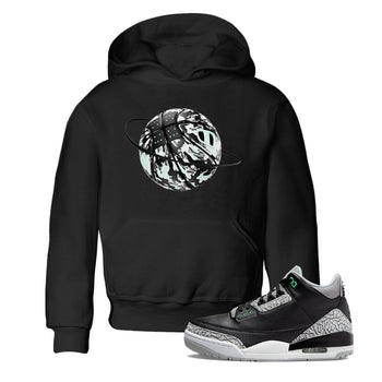 3s Green Glow shirt to match jordans Camo Basketball Planet sneaker tees Air Jordan 3 Green Glow SNRT sneaker release tees baby toddler Black 1 cotton Shirt