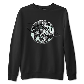 3s Green Glow shirt to match jordans Camo Basketball Planet sneaker tees Air Jordan 3 Green Glow SNRT Sneaker Release Tees unisex cotton Black 2 crew neck shirt