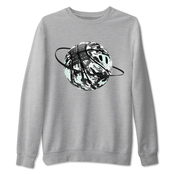 3s Green Glow shirt to match jordans Camo Basketball Planet sneaker tees Air Jordan 3 Green Glow SNRT Sneaker Release Tees unisex cotton Heather Grey 2 crew neck shirt