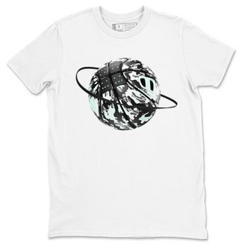 3s Green Glow shirt to match jordans Camo Basketball Planet sneaker tees Air Jordan 3 Green Glow SNRT Sneaker Release Tees unisex cotton White 2 crew neck shirt