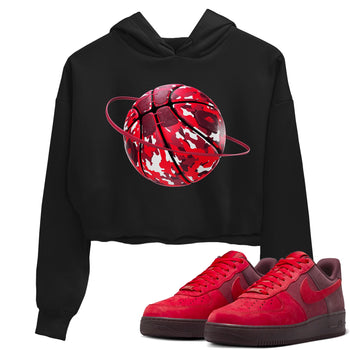 Air Force 1 Layers of Love shirt to match jordans Camo Basketball Planet sneaker tees af1 Layers of Love SNRT Sneaker Release Tees Black 1 crop length shirt