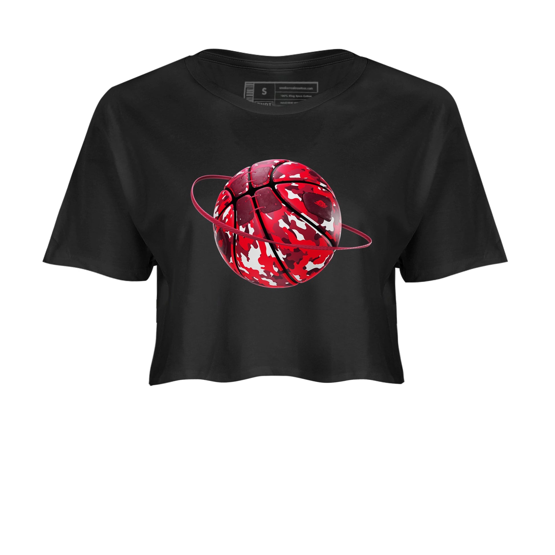 Air Force 1 Layers of Love shirt to match jordans Camo Basketball Planet sneaker tees af1 Layers of Love SNRT Sneaker Release Tees Black 2 crop length shirt