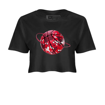 Air Force 1 Layers of Love shirt to match jordans Camo Basketball Planet sneaker tees af1 Layers of Love SNRT Sneaker Release Tees Black 2 crop length shirt