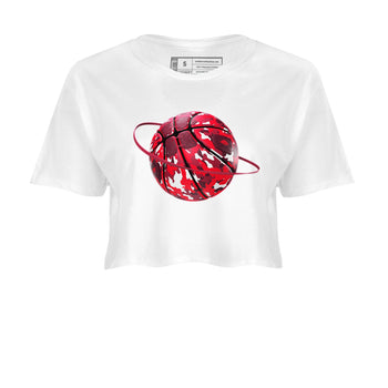 Air Force 1 Layers of Love shirt to match jordans Camo Basketball Planet sneaker tees af1 Layers of Love SNRT Sneaker Release Tees White 2 crop length shirt