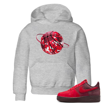 Air Force 1 Layers of Love shirt to match jordans Camo Basketball Planet sneaker tees af1 Layers of Love SNRT sneaker release tees baby toddler Heather Grey 1 cotton Shirt