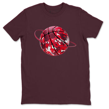 Air Force 1 Layers of Love shirt to match jordans Camo Basketball Planet sneaker tees af1 Layers of Love SNRT Sneaker Release Tees unisex cotton Maroon 2 crew neck shirt