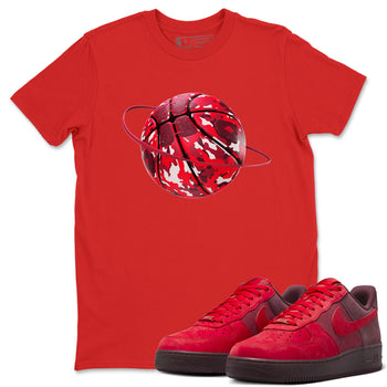 Air Force 1 Layers of Love shirt to match jordans Camo Basketball Planet sneaker tees af1 Layers of Love SNRT Sneaker Release Tees unisex cotton Red 1 crew neck shirt