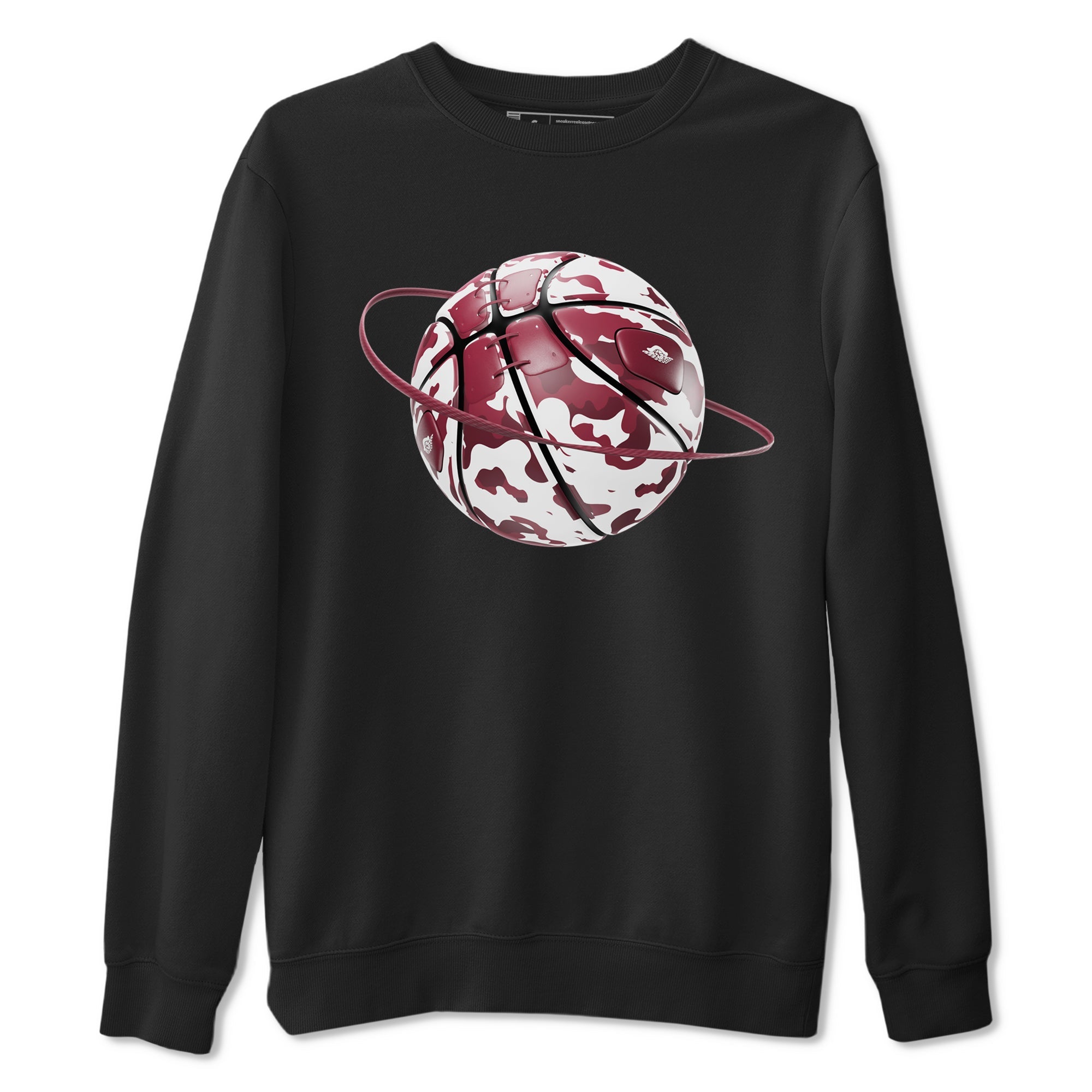 1s Metallic Burgundy shirt to match jordans Camo Basketball Planet sneaker tees AJ1 Metallic Burgundy SNRT Sneaker Release Tees Unisex Black 2 T-Shirt