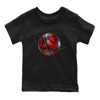 Air Jordan 1 Satin Bred shirt to match jordans Camo Basketball Planet sneaker tees AJ1Satin Bred SNRT Sneaker Release Tees Baby Toddler Black 2 T-Shirt