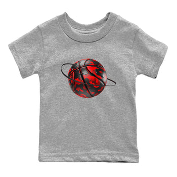 Air Jordan 1 Satin Bred shirt to match jordans Camo Basketball Planet sneaker tees AJ1Satin Bred SNRT Sneaker Release Tees Baby Toddler Heather Grey 2 T-Shirt
