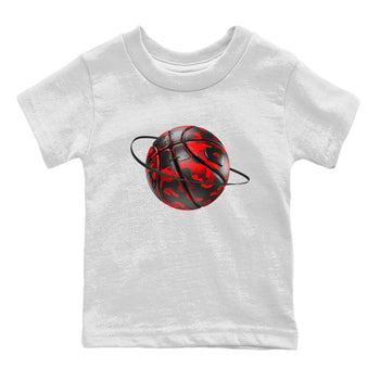 Air Jordan 1 Satin Bred shirt to match jordans Camo Basketball Planet sneaker tees AJ1Satin Bred SNRT Sneaker Release Tees Baby Toddler White 2 T-Shirt