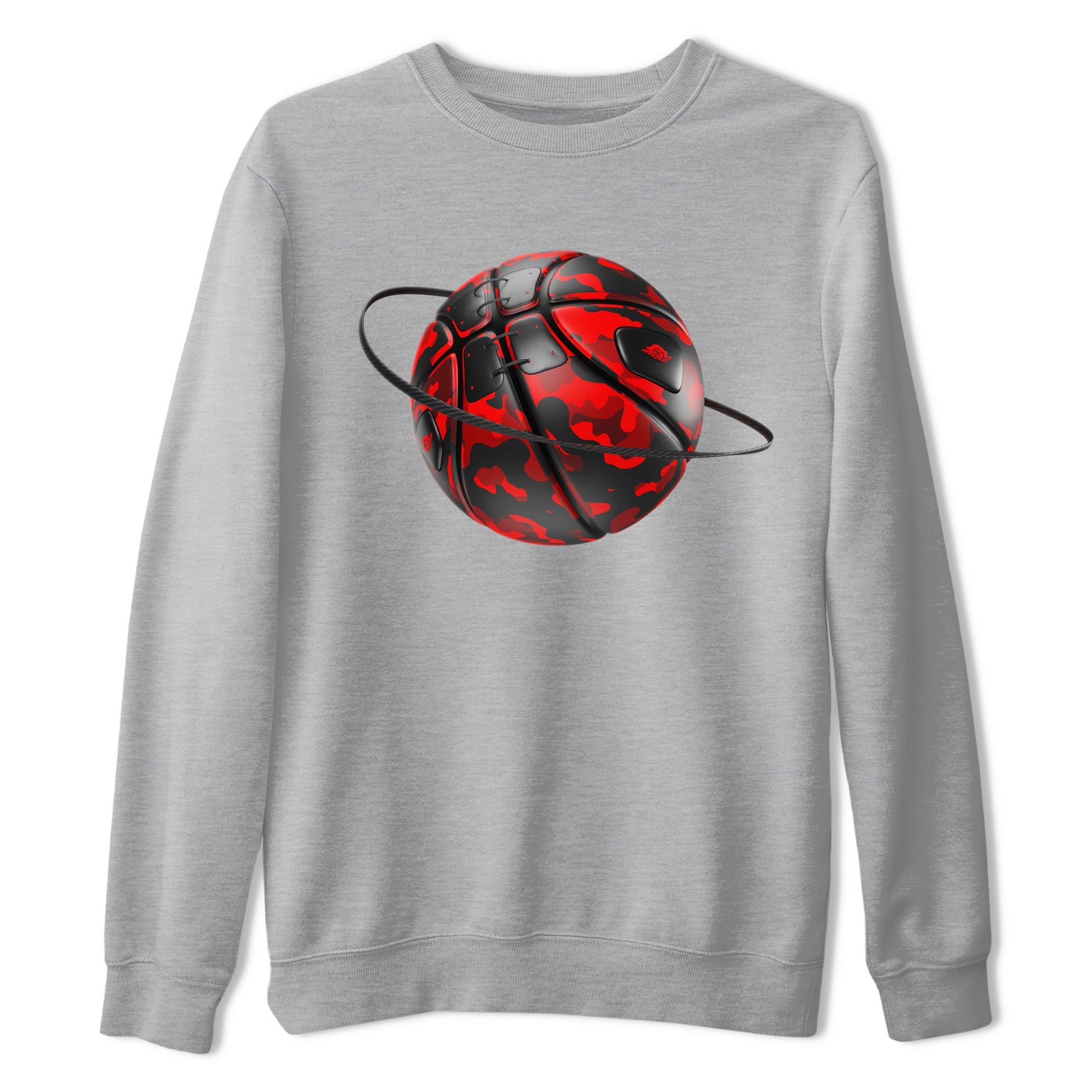 Air Jordan 1 Satin Bred shirt to match jordans Camo Basketball Planet sneaker tees AJ1Satin Bred SNRT Sneaker Release Tees Unisex Heather Grey 2 T-Shirt