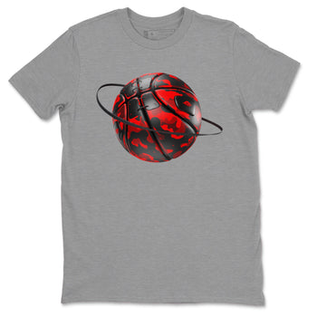 Air Jordan 1 Satin Bred shirt to match jordans Camo Basketball Planet sneaker tees AJ1Satin Bred SNRT Sneaker Release Tees Unisex Heather Grey 2 T-Shirt