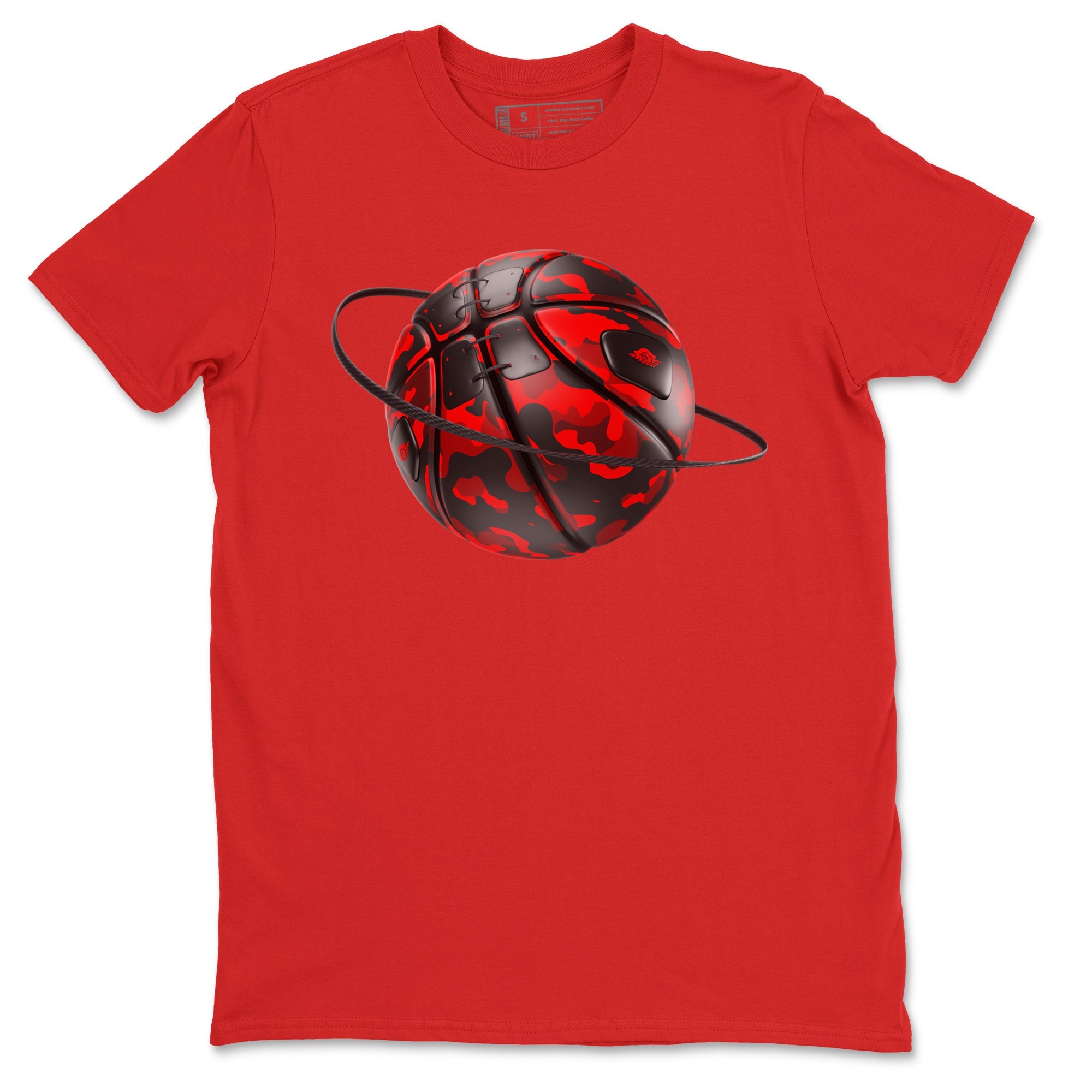 Air Jordan 1 Satin Bred shirt to match jordans Camo Basketball Planet sneaker tees AJ1Satin Bred SNRT Sneaker Release Tees Unisex Red 2 T-Shirt