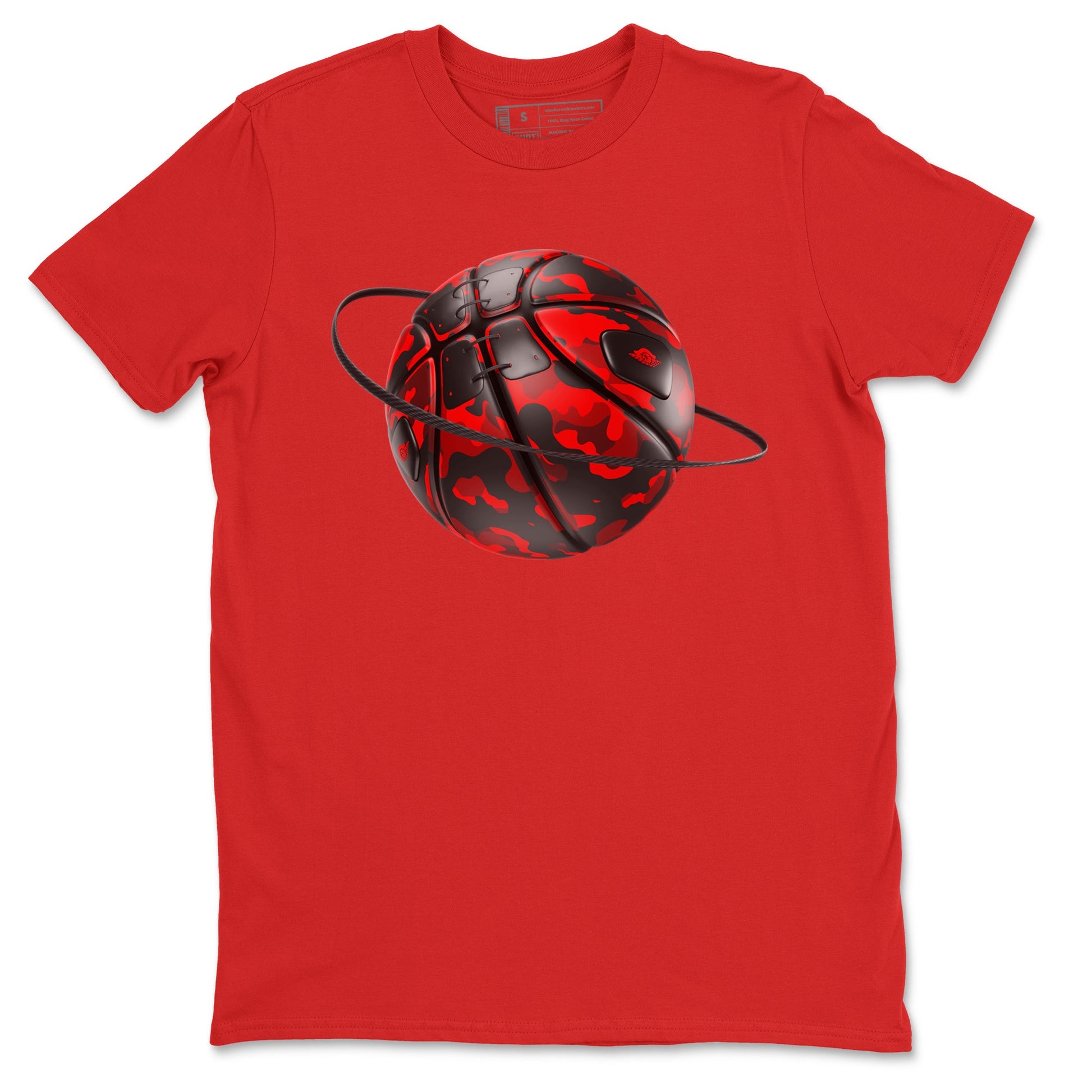 Air Jordan 1 Satin Bred shirt to match jordans Camo Basketball Planet sneaker tees AJ1Satin Bred SNRT Sneaker Release Tees Unisex Red 2 T-Shirt