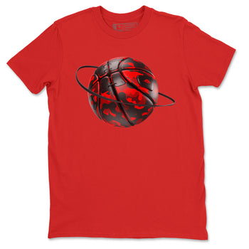 Air Jordan 1 Satin Bred shirt to match jordans Camo Basketball Planet sneaker tees AJ1Satin Bred SNRT Sneaker Release Tees Unisex Red 2 T-Shirt