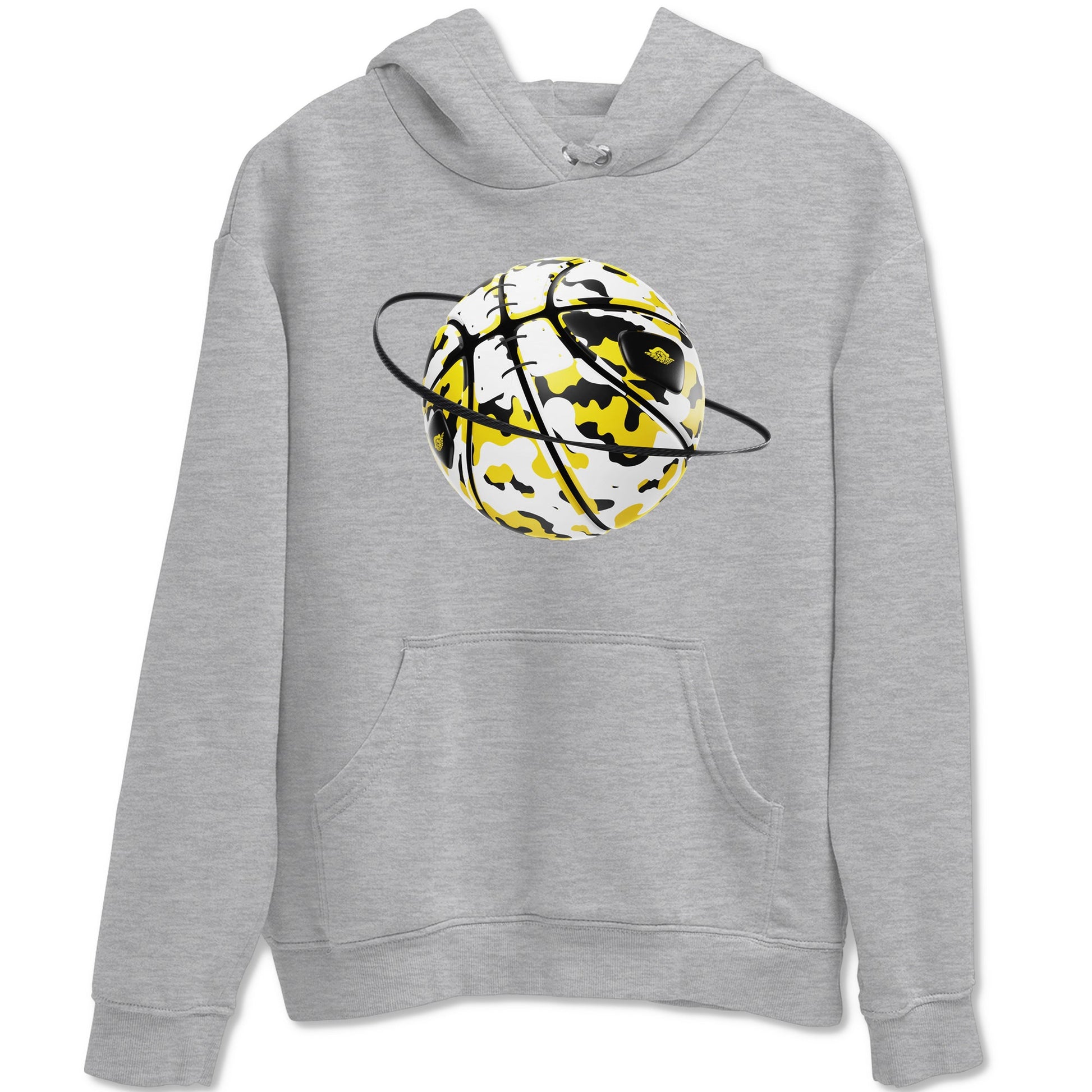 1s Yellow Ochre shirt to match jordans Camo Basketball Planet sneaker tees Air Jordan 1 Yellow Ochre SNRT Sneaker Release Tees unisex cotton Heather Grey 2 crew neck shirt