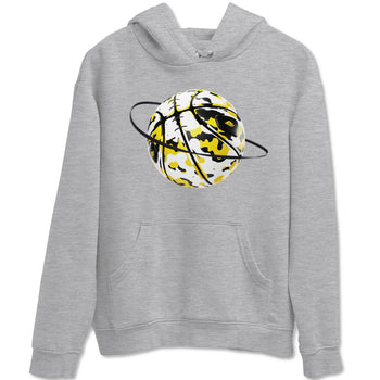 1s Yellow Ochre shirt to match jordans Camo Basketball Planet sneaker tees Air Jordan 1 Yellow Ochre SNRT Sneaker Release Tees unisex cotton Heather Grey 2 crew neck shirt
