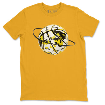 1s Yellow Ochre shirt to match jordans Camo Basketball Planet sneaker tees Air Jordan 1 Yellow Ochre SNRT Sneaker Release Tees unisex cotton Gold 2 crew neck shirt