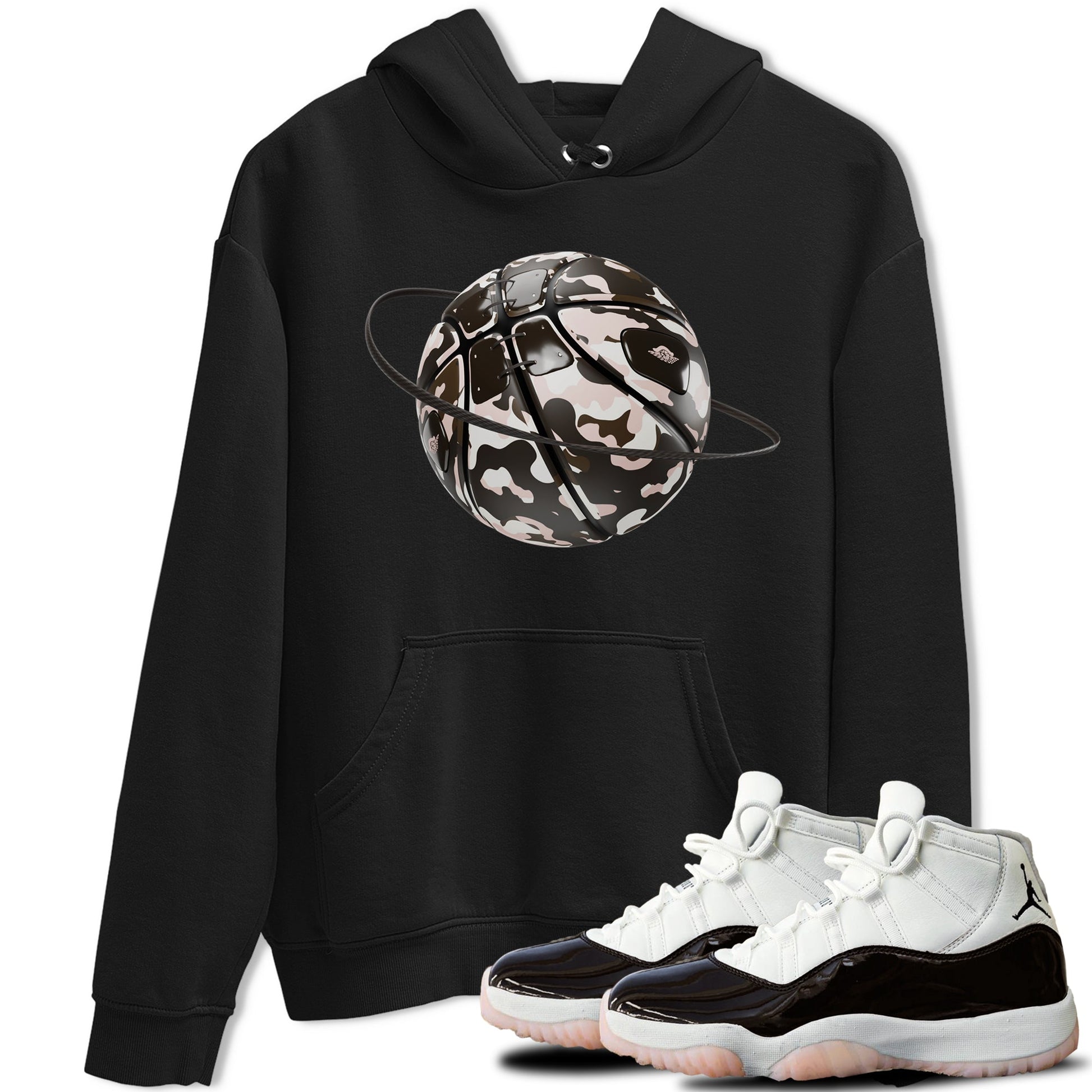 Air Jordan 11 Neapolitan shirt to match jordans Camo Basketball Planet sneaker tees AJ11 Neapolitan SNRT Sneaker Release Tees Unisex Black 1 T-Shirt