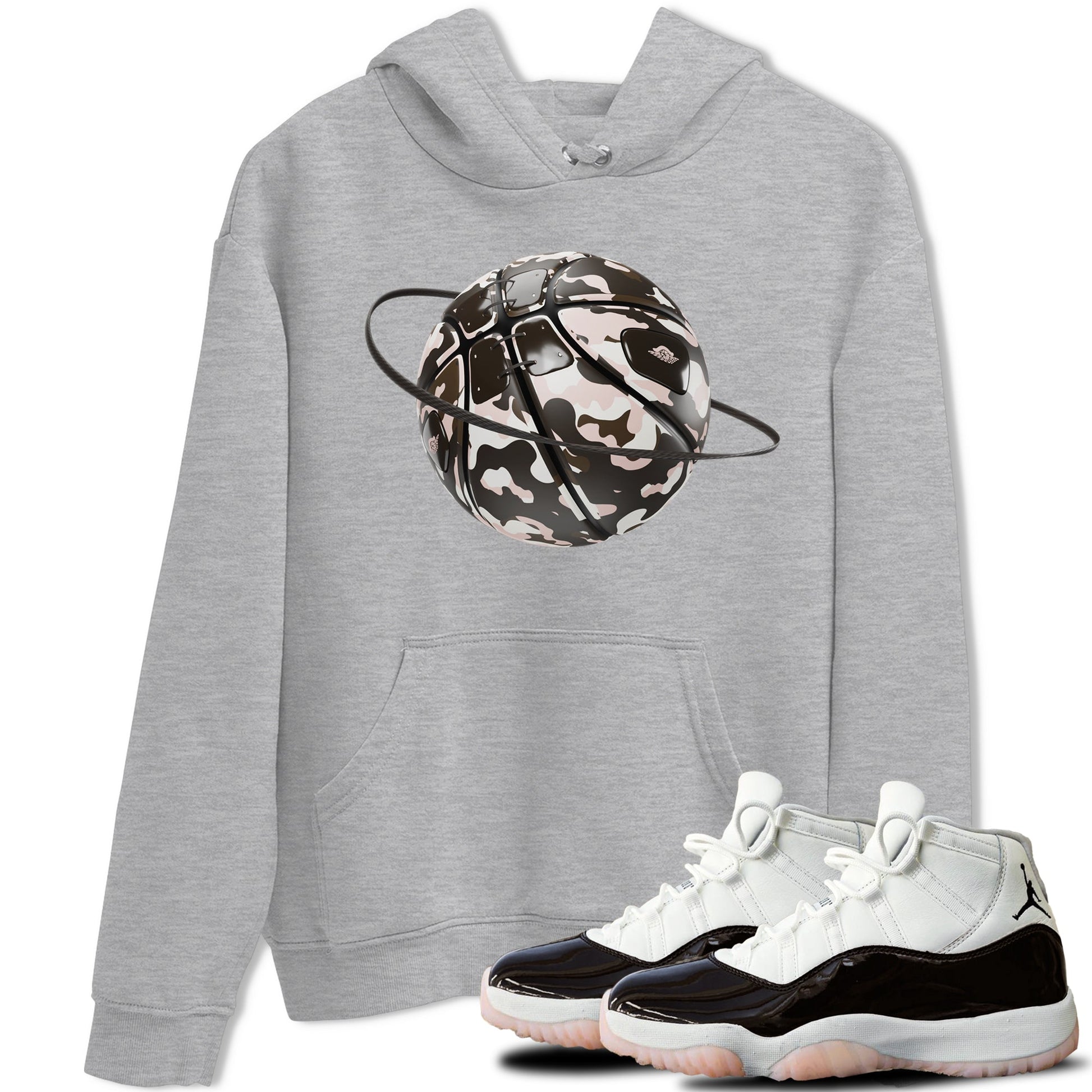 Air Jordan 11 Neapolitan shirt to match jordans Camo Basketball Planet sneaker tees AJ11 Neapolitan SNRT Sneaker Release Tees Unisex Heather Grey 1 T-Shirt