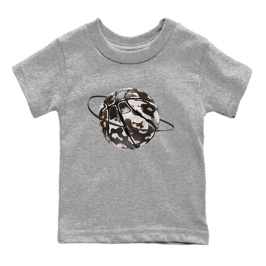 Air Jordan 11 Neapolitan shirt to match jordans Camo Basketball Planet sneaker tees AJ11 Neapolitan SNRT Sneaker Release Tees Baby Toddler Heather Grey 2 T-Shirt