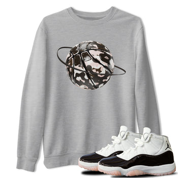 Air Jordan 11 Neapolitan shirt to match jordans Camo Basketball Planet sneaker tees AJ11 Neapolitan SNRT Sneaker Release Tees Unisex Heather Grey 1 T-Shirt