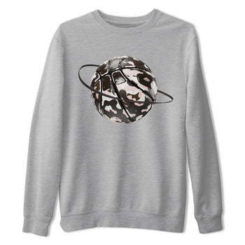 Air Jordan 11 Neapolitan shirt to match jordans Camo Basketball Planet sneaker tees AJ11 Neapolitan SNRT Sneaker Release Tees Unisex Heather Grey 2 T-Shirt