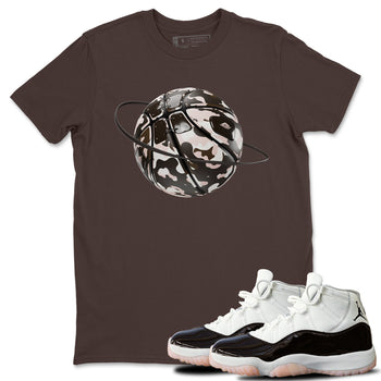 Air Jordan 11 Neapolitan shirt to match jordans Camo Basketball Planet sneaker tees AJ11 Neapolitan SNRT Sneaker Release Tees Unisex Dark Chocolate 1 T-Shirt