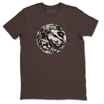 Air Jordan 11 Neapolitan shirt to match jordans Camo Basketball Planet sneaker tees AJ11 Neapolitan SNRT Sneaker Release Tees Unisex Dark Chocolate 2 T-Shirt