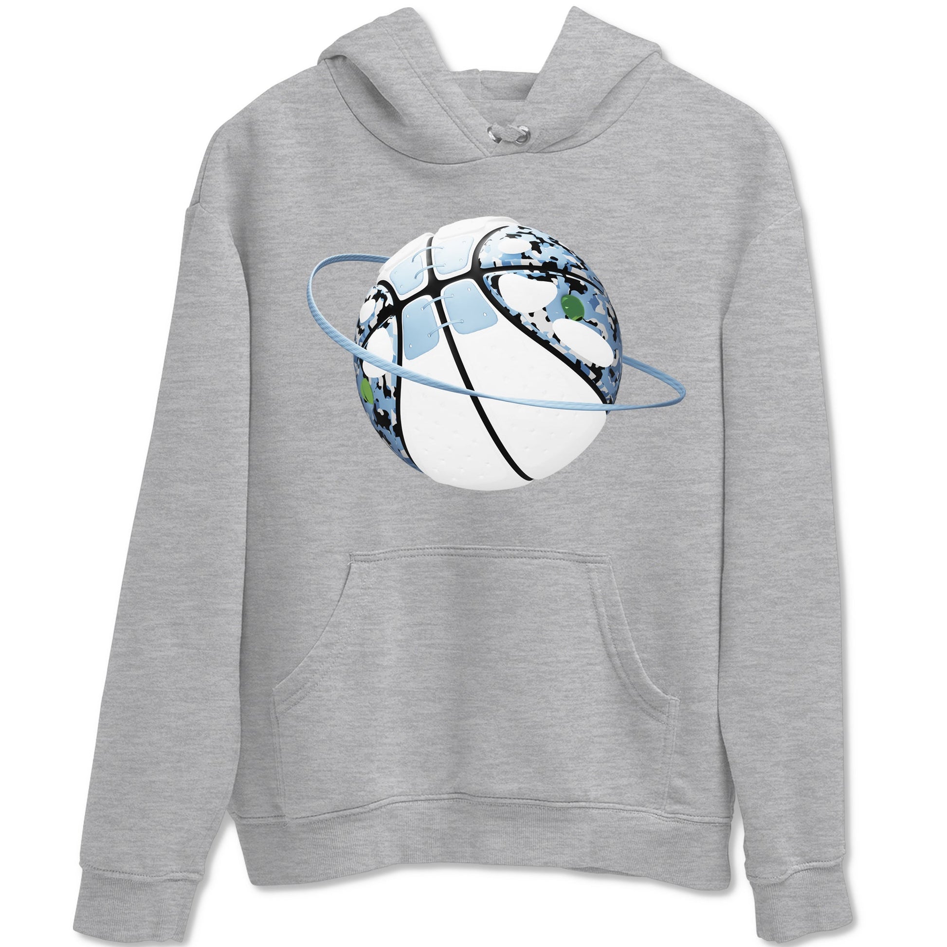 Air Jordan 13 Blue Grey shirt to match jordans Camo Basketball Planet sneaker tees AJ13 Blue Grey SNRT Sneaker Release Tees unisex cotton Heather Grey 2 crew neck shirt