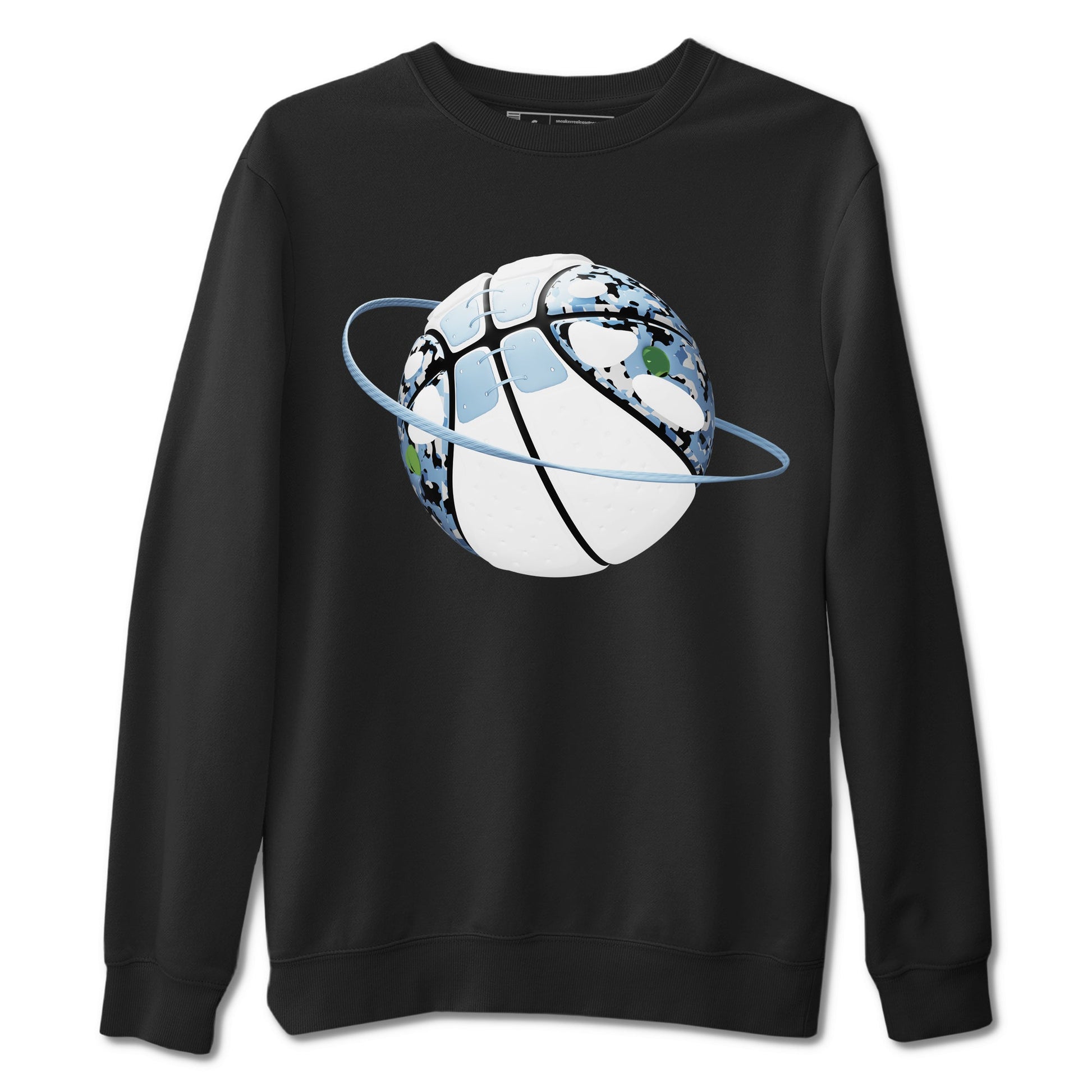 Air Jordan 13 Blue Grey shirt to match jordans Camo Basketball Planet sneaker tees AJ13 Blue Grey SNRT Sneaker Release Tees unisex cotton Black 2 crew neck shirt