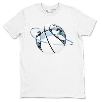 Air Jordan 13 Blue Grey shirt to match jordans Camo Basketball Planet sneaker tees AJ13 Blue Grey SNRT Sneaker Release Tees unisex cotton White 2 crew neck shirt