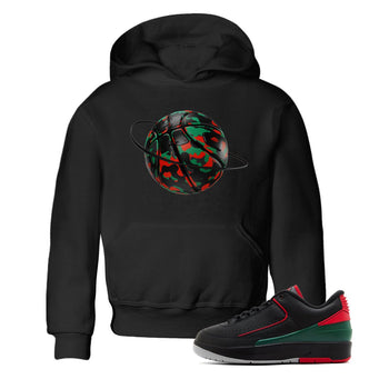 2s Christmas X-mas gift shirt to match jordans Camo Basketball Planet sneaker tees Air Jordan 2 Christmas SNRT Sneaker Release Tees Baby Toddler Black 1 T-Shirt