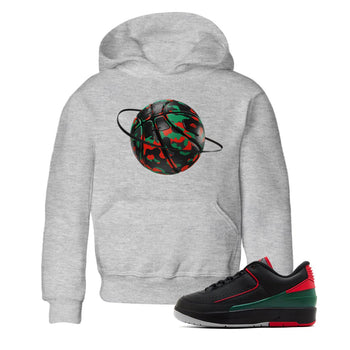 2s Christmas X-mas gift shirt to match jordans Camo Basketball Planet sneaker tees Air Jordan 2 Christmas SNRT Sneaker Release Tees Baby Toddler Heather Grey 1 T-Shirt