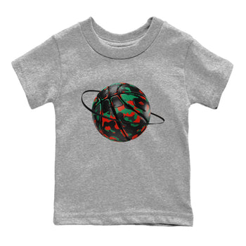 2s Christmas X-mas gift shirt to match jordans Camo Basketball Planet sneaker tees Air Jordan 2 Christmas SNRT Sneaker Release Tees Baby Toddler Heather Grey 2 T-Shirt