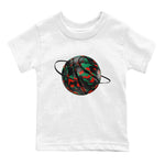 2s Christmas X-mas gift shirt to match jordans Camo Basketball Planet sneaker tees Air Jordan 2 Christmas SNRT Sneaker Release Tees Baby Toddler White 2 T-Shirt
