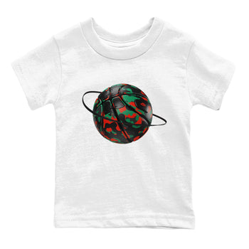 2s Christmas X-mas gift shirt to match jordans Camo Basketball Planet sneaker tees Air Jordan 2 Christmas SNRT Sneaker Release Tees Baby Toddler White 2 T-Shirt