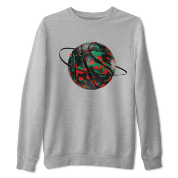 2s Christmas X-mas gift shirt to match jordans Camo Basketball Planet sneaker tees Air Jordan 2 Christmas SNRT Sneaker Release Tees Unisex Heather Grey 2 T-Shirt