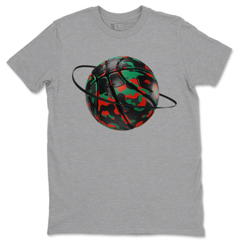 2s Christmas X-mas gift shirt to match jordans Camo Basketball Planet sneaker tees Air Jordan 2 Christmas SNRT Sneaker Release Tees Unisex Heather Grey 2 T-Shirt