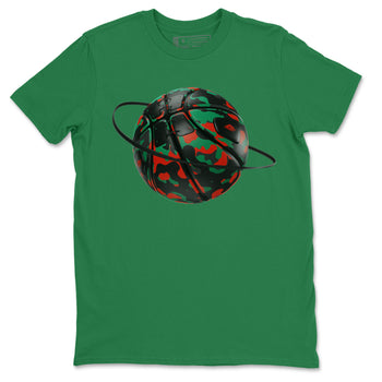 2s Christmas X-mas gift shirt to match jordans Camo Basketball Planet sneaker tees Air Jordan 2 Christmas SNRT Sneaker Release Tees Unisex Kelly Green 2 T-Shirt