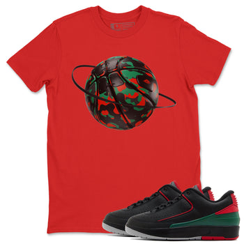2s Christmas X-mas gift shirt to match jordans Camo Basketball Planet sneaker tees Air Jordan 2 Christmas SNRT Sneaker Release Tees Unisex Red 1 T-Shirt