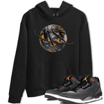 Air Jordan 3 Fear shirt to match jordans Camo Basketball Planet sneaker tees AJ3 Fear SNRT Sneaker Release Tees Unisex Black 1 T-Shirt