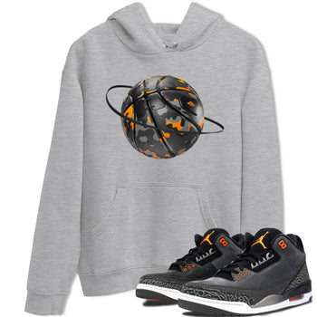 Air Jordan 3 Fear shirt to match jordans Camo Basketball Planet sneaker tees AJ3 Fear SNRT Sneaker Release Tees Unisex Heather Grey 1 T-Shirt