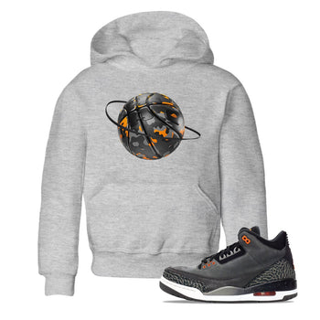 Air Jordan 3 Fear shirt to match jordans Camo Basketball Planet sneaker tees AJ3 Fear SNRT Sneaker Release Tees Baby Toddler Heather Grey 1 T-Shirt