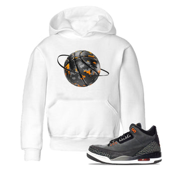Air Jordan 3 Fear shirt to match jordans Camo Basketball Planet sneaker tees AJ3 Fear SNRT Sneaker Release Tees Baby Toddler White 1 T-Shirt