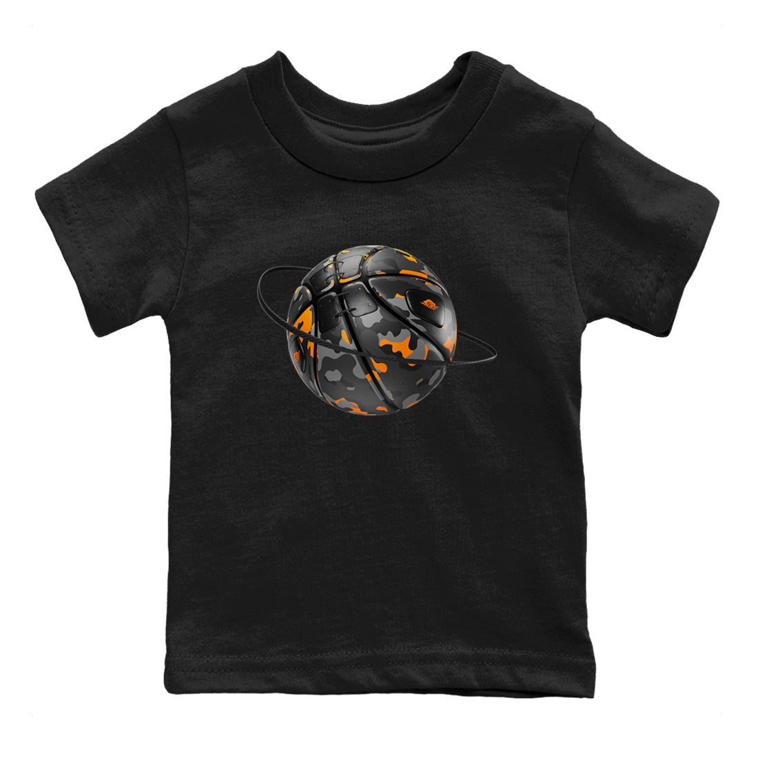 Air Jordan 3 Fear shirt to match jordans Camo Basketball Planet sneaker tees AJ3 Fear SNRT Sneaker Release Tees Baby Toddler Black 2 T-Shirt
