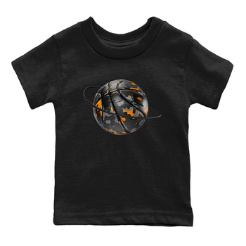 Air Jordan 3 Fear shirt to match jordans Camo Basketball Planet sneaker tees AJ3 Fear SNRT Sneaker Release Tees Baby Toddler Black 2 T-Shirt