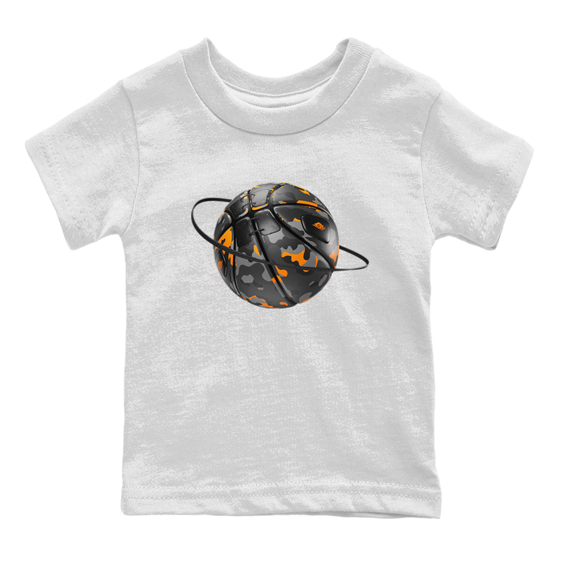 Air Jordan 3 Fear shirt to match jordans Camo Basketball Planet sneaker tees AJ3 Fear SNRT Sneaker Release Tees Baby Toddler White 2 T-Shirt